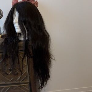 Natural Wavy  human hair wig